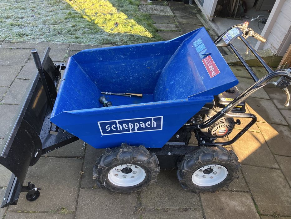 Minidumper dumper roaba cu motor scheppach dp300