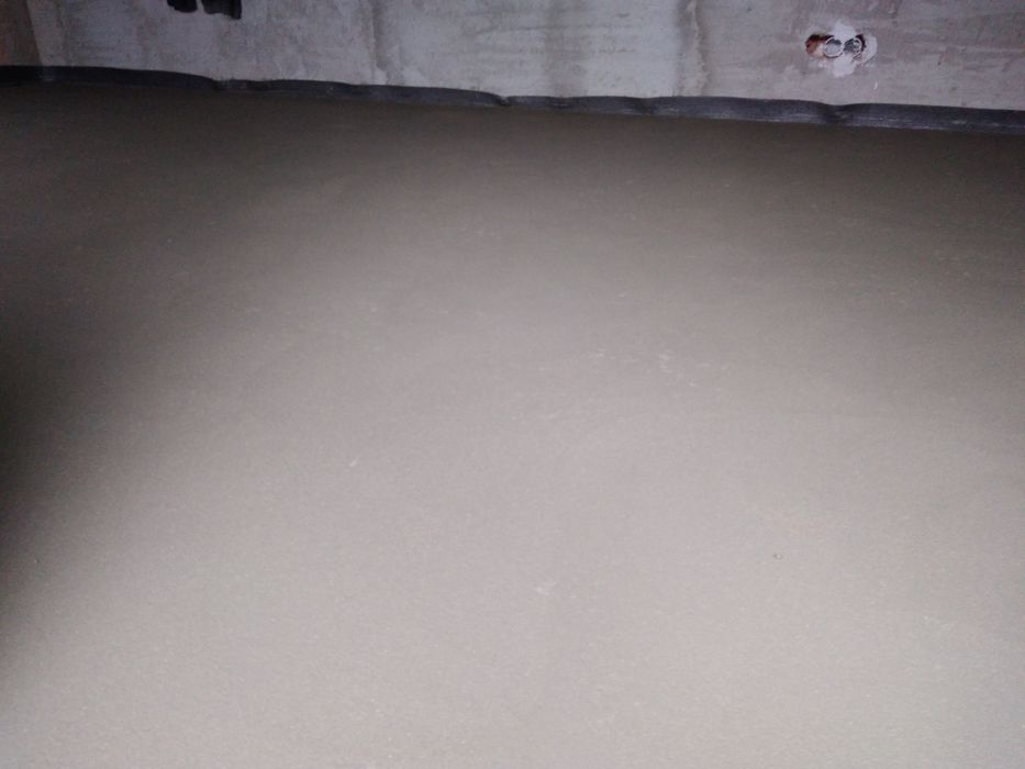 Șapă mecanizată elicopterizata pentru încălzirea în pardoseală