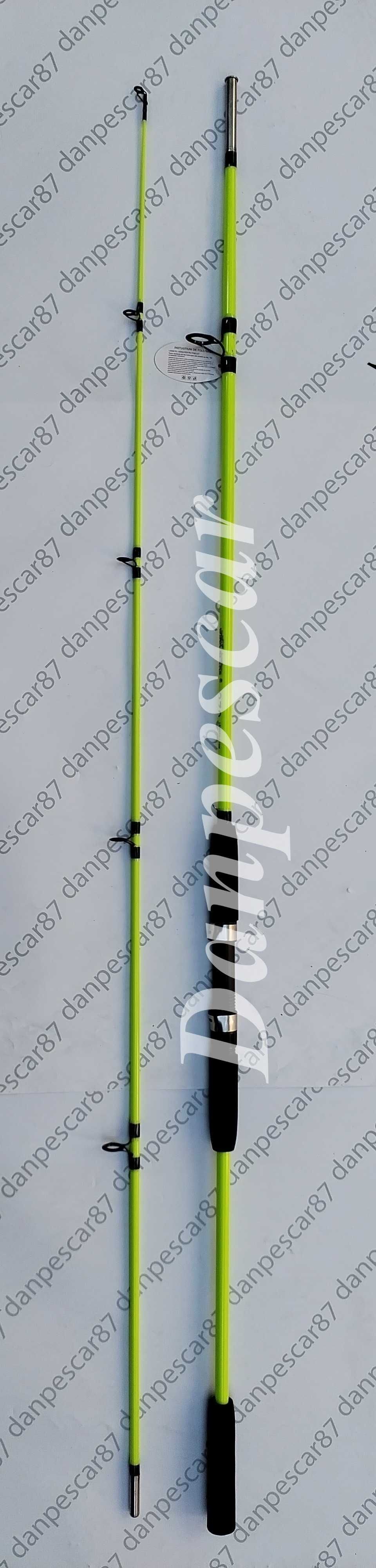SET 4 Lansete WB fibra sticla plina 2,70m cu 4 Mulinete MA6000 11 rul
