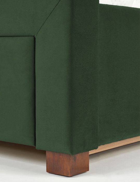 Тапицирано легло Sabrina Тъмнозелено 160