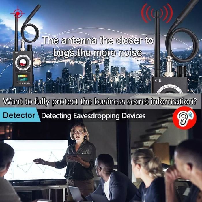 Detector Profesional 4 in 1 pentru Aparate Spionaj, Portabil