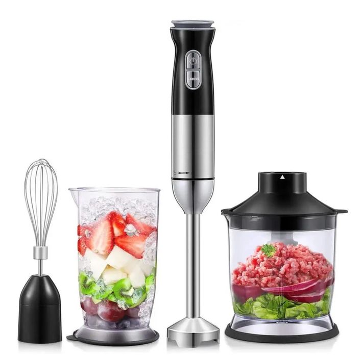 Set blender Silvercrest de mâna 4 in 1, 1200W cu 9 viteze i