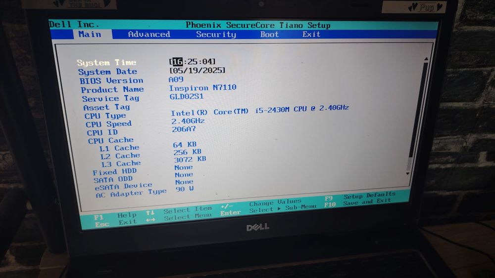 Laptop Dell vostro 3570