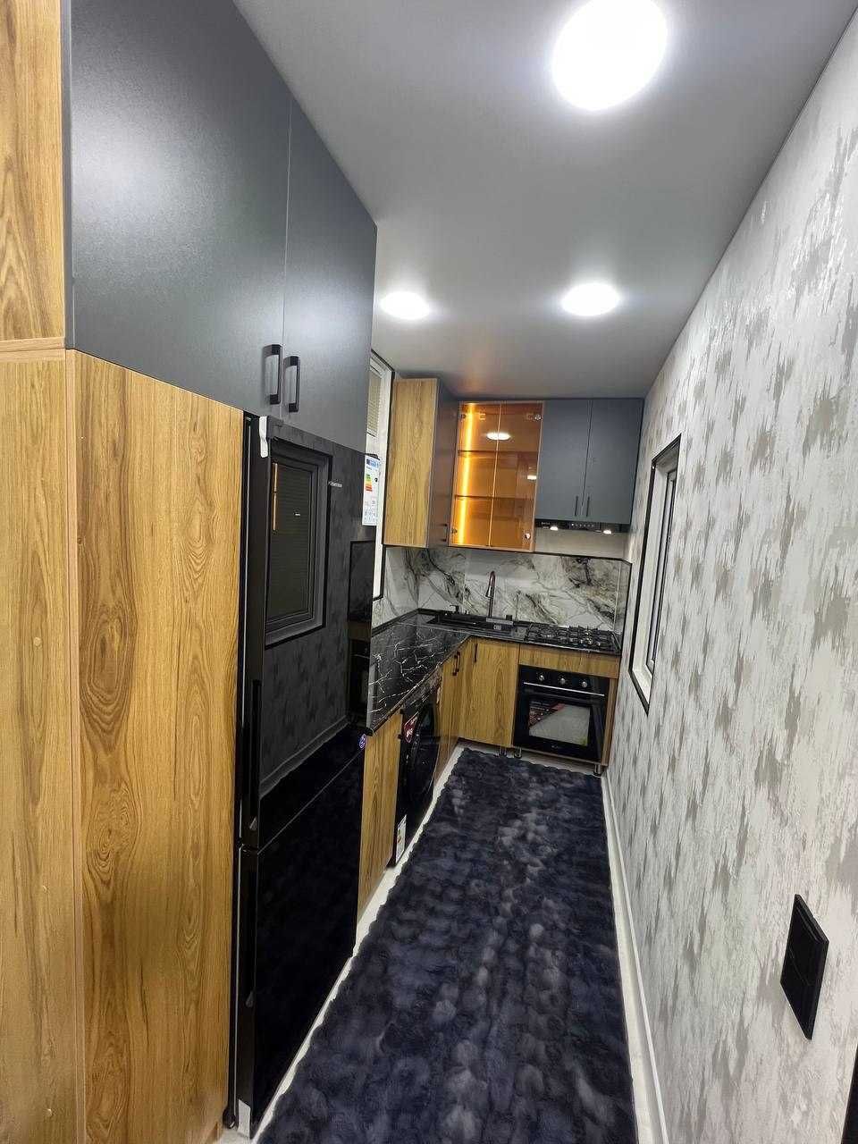 Под ключ кирпич 2в3, евро, 54м²+балкон, 3/5, метро Новза`