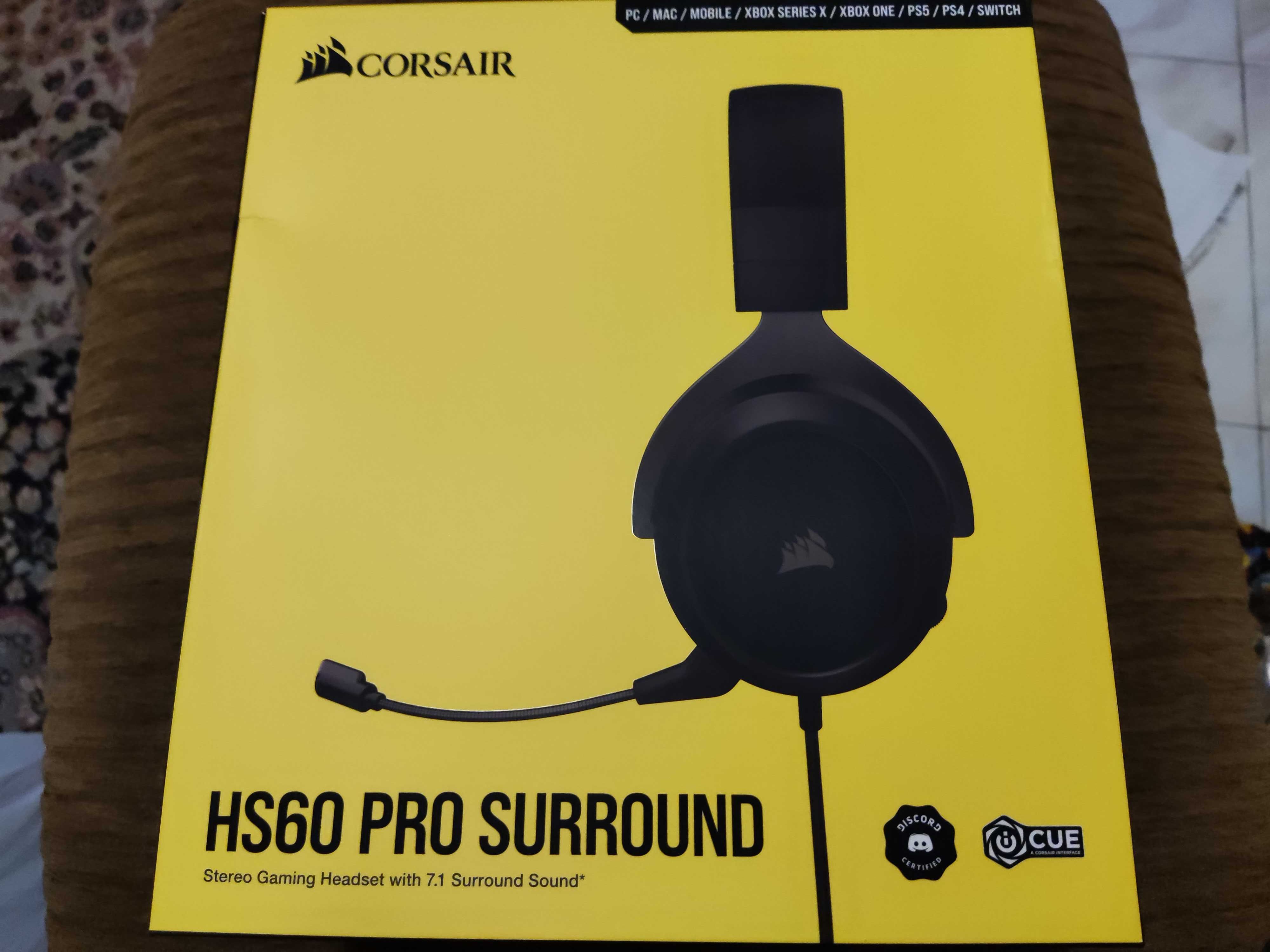 Corsair HS60 PRO GAMING Слушалки 7.1 Sound