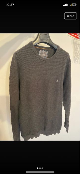 Ragman jumper M grey - bluza gri barbati
