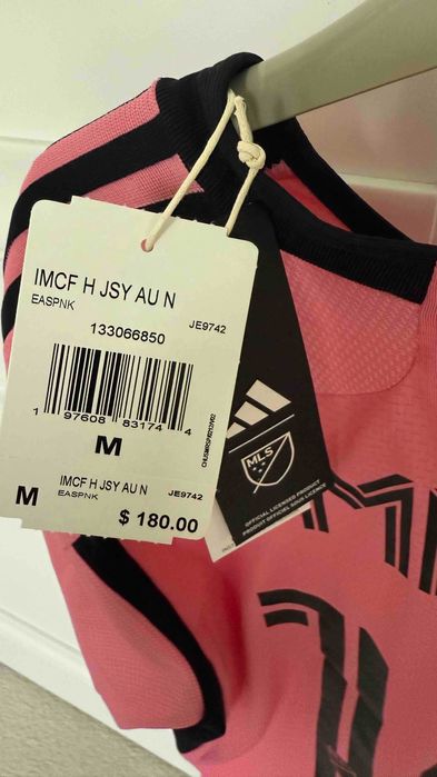 Tricou original Adidas roz Inter Miami - Messi