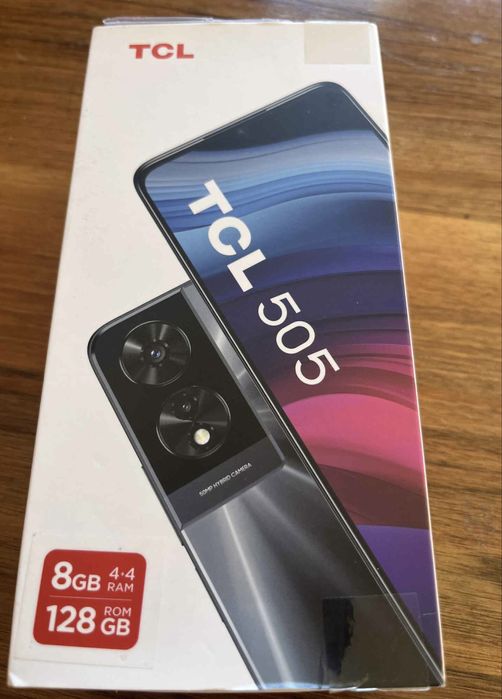 TCL 505 128gb 8gb RAM Мострен, Пълен комплект
