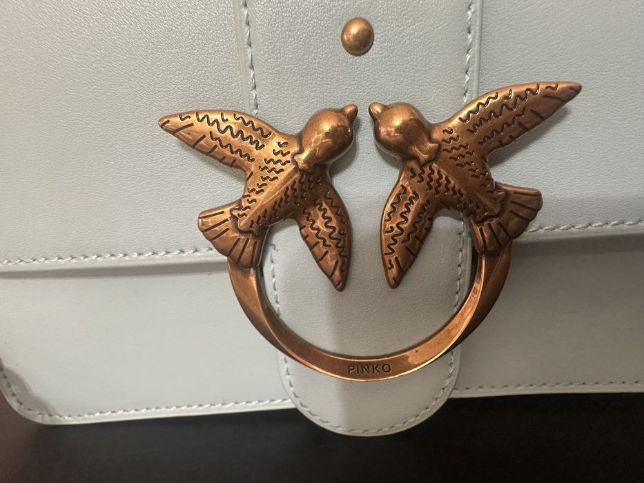 Оригинална чанта Pinko тюркоаз