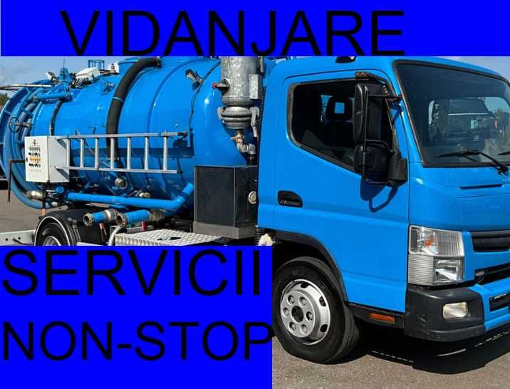 Vidanjare Fosa Ecologica / Septica Vidanja Desfundare Presiune NonStop