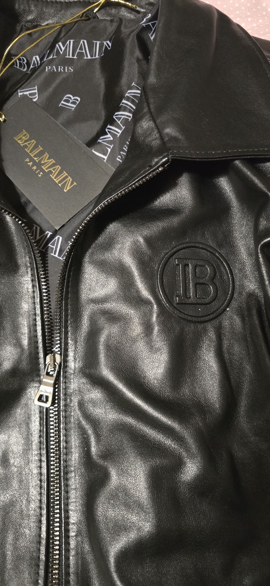BALMAIN-Мъжко Кожено яке.