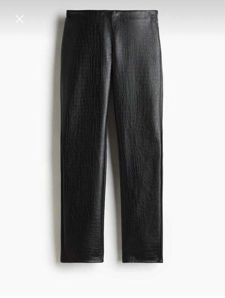 Кожаные штаны H&M