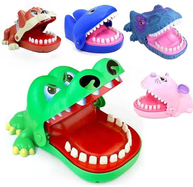 Крокодил игрушка для детей Дантист Зубастик укусывающая руки dm83