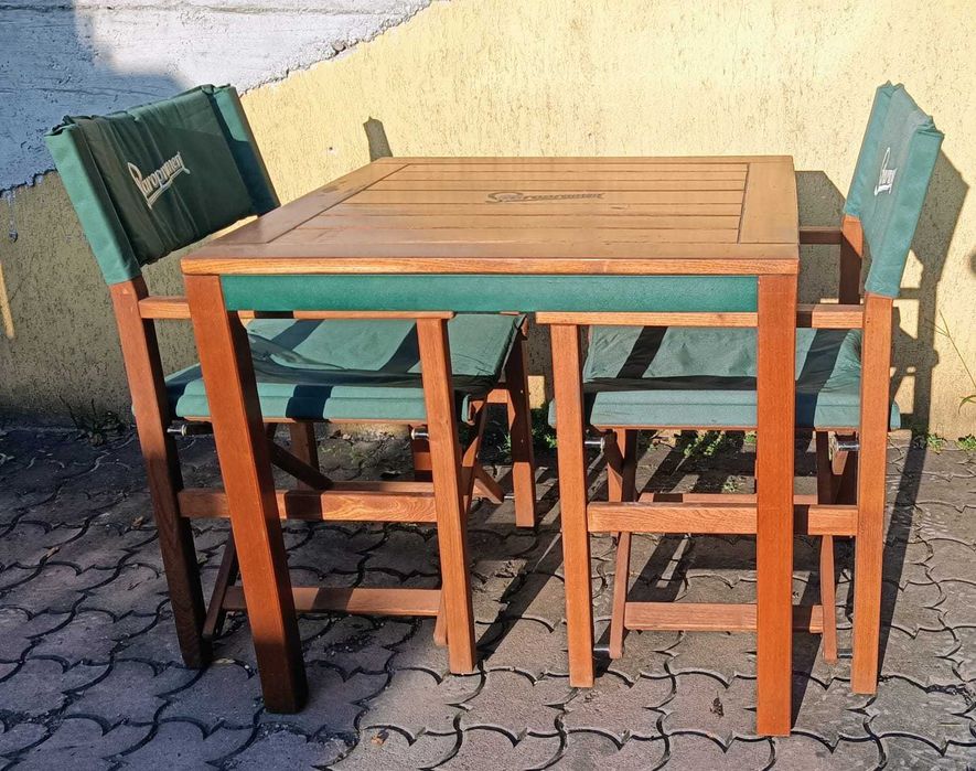 Scaun pliabil si masa pentru terasa sau gradina