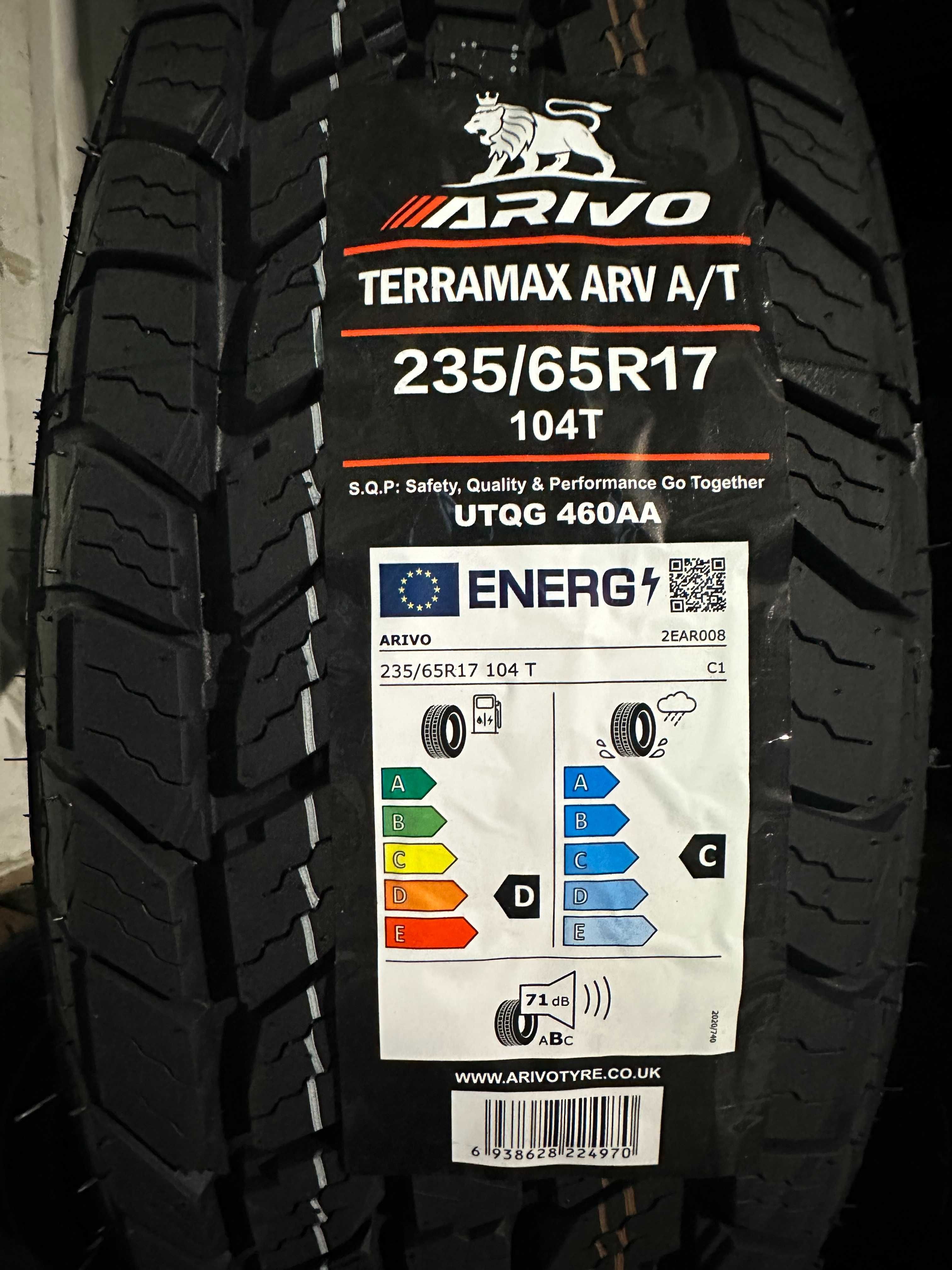 Нови джипови гуми ARIVO TERRAMAX ARV A/T 235/65R17 104T НОВ DOT