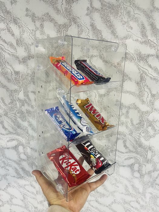 mini vitrina orgsteklo