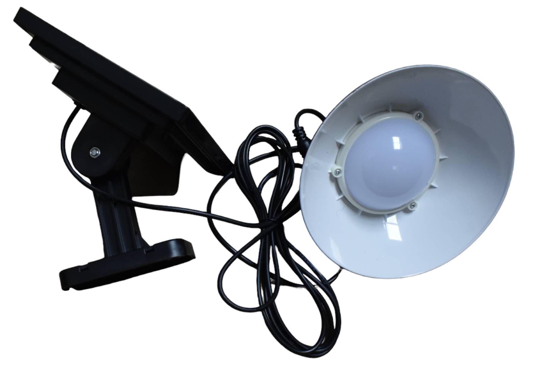 Lampa solara suspendata cu panou solar LED VR8620, 20W, cablu legatura