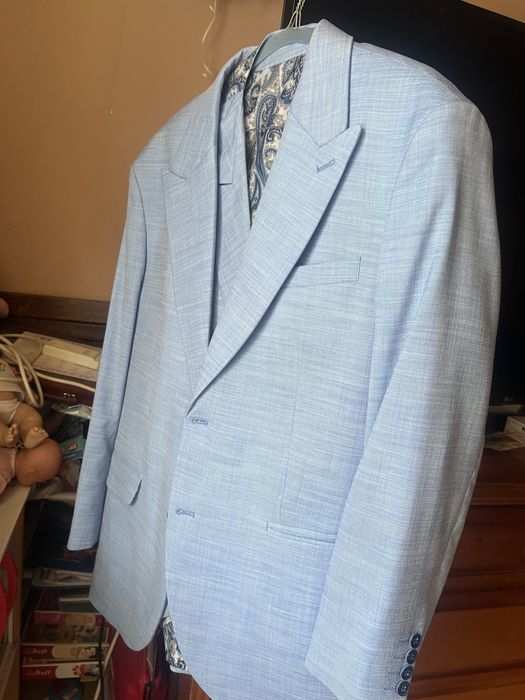 Vand costum bleumarin