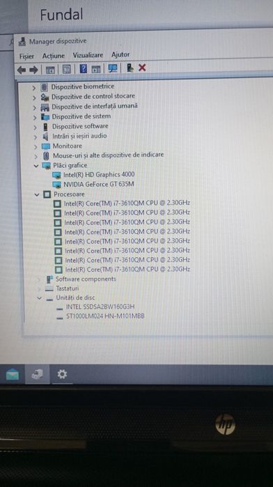 Leptop hp i7 ..16gb ram...