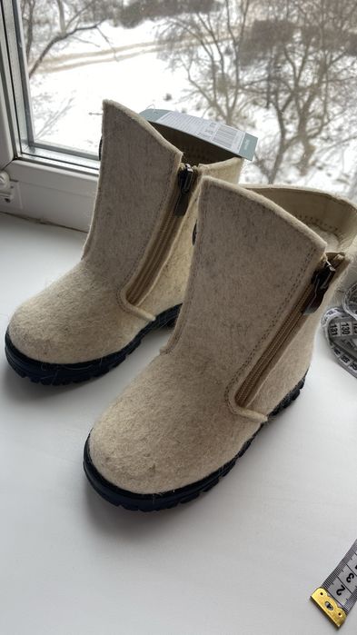 Новые Сапоги из войлока - 100% шерсть. 26 размер