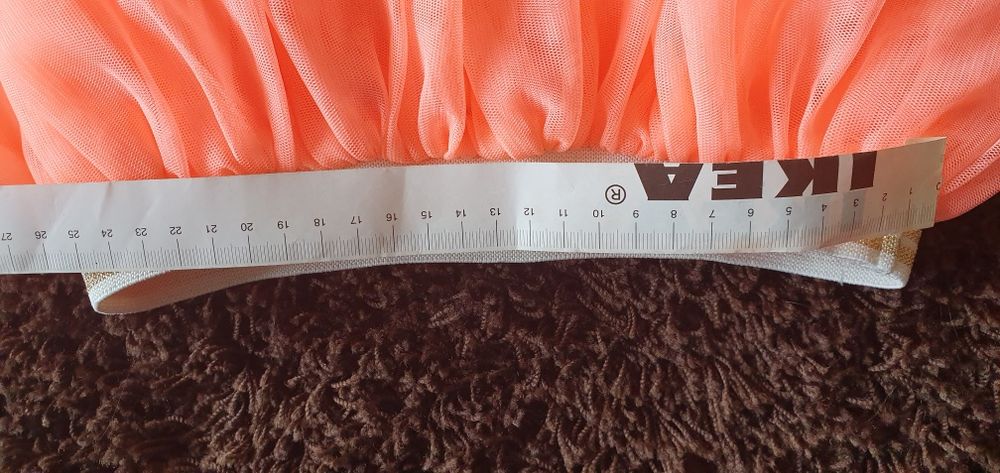 Vând fusta tul roz neon fete 6-8 ani H&M