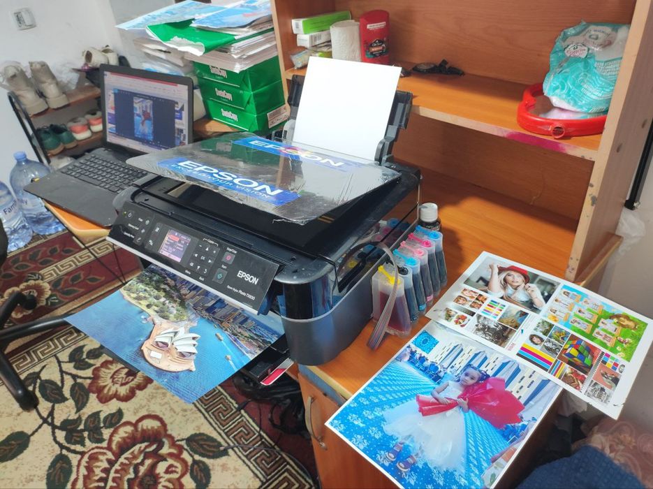 Epson L 650 ozida chiqargan rasmlar etibor bering juda tiniq chiqaradi