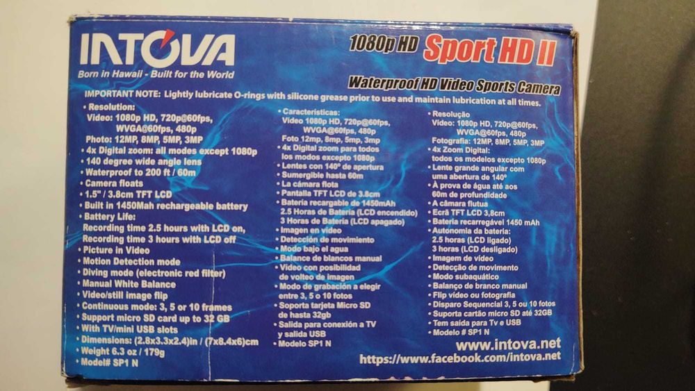 Camera subacvatica INTOVA full HD