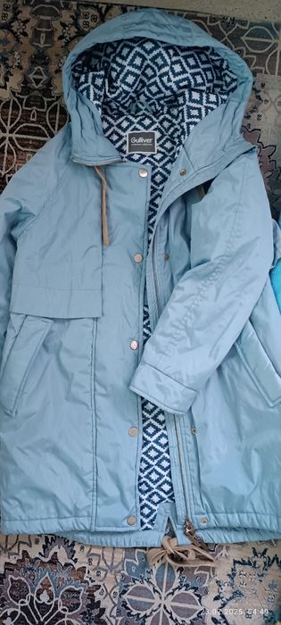 Куртка плащ для девочки, 9-12 лет, рост 140