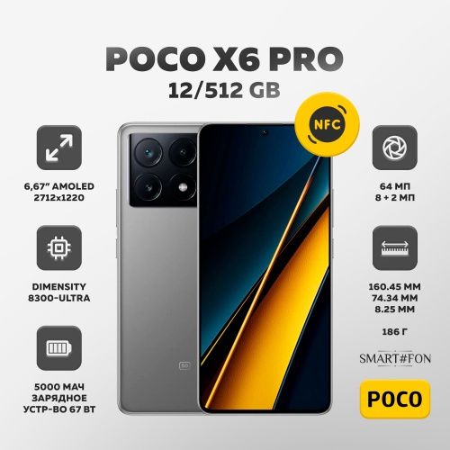 Poco X6 Pro 12/512 ГБ