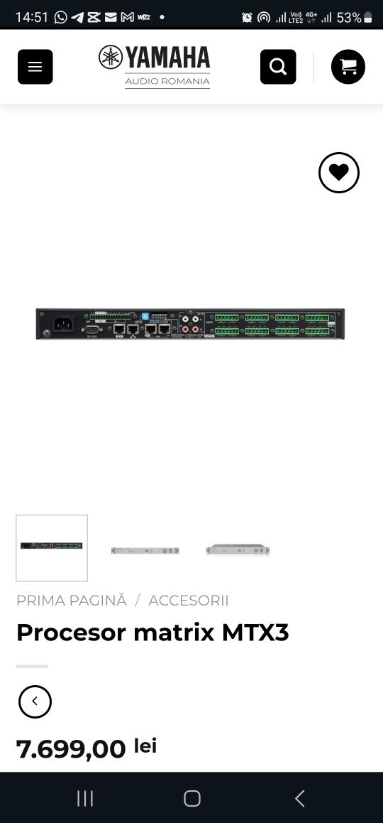 Procesor matrix MTX3 (produs nou)