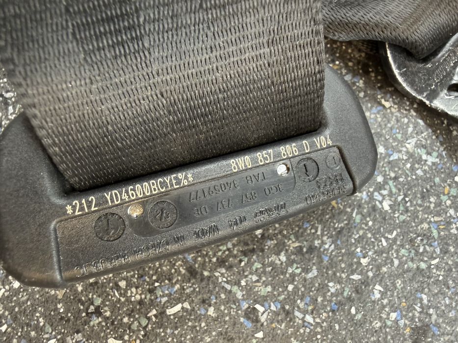 Audi A4 b9 s4 rs4 a5 s5 rs5 задни колани ляв и десен