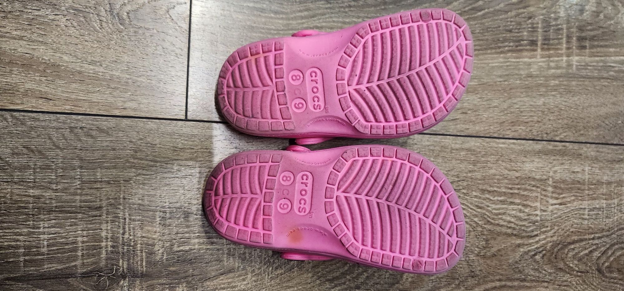 Crocs розови чехли