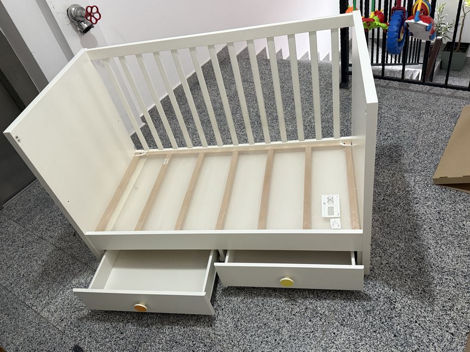 Бебешко креватче с матрак 100/60