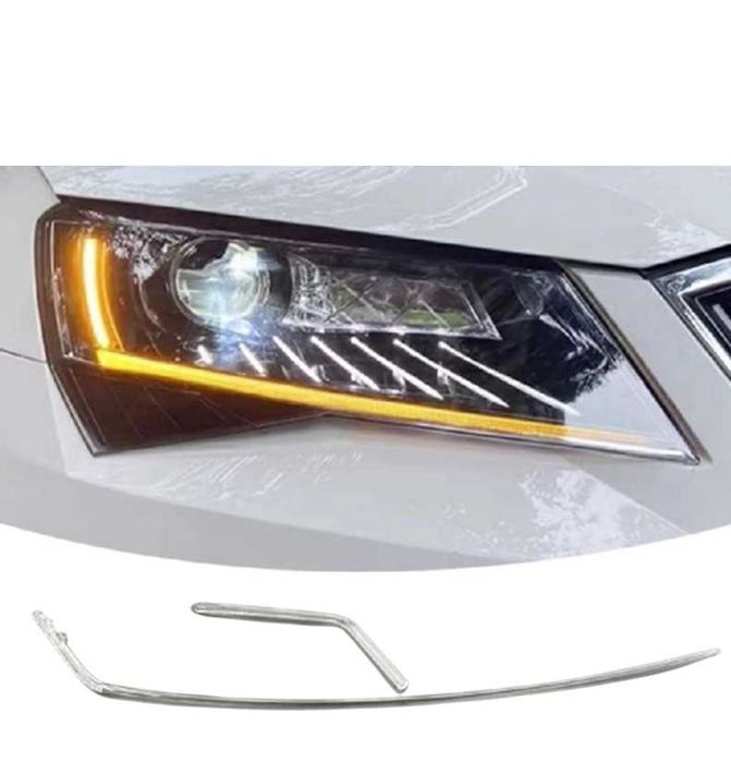 Reconditionare far Skoda Octavia,Suberb fibra Led DRL,module ,sticle
