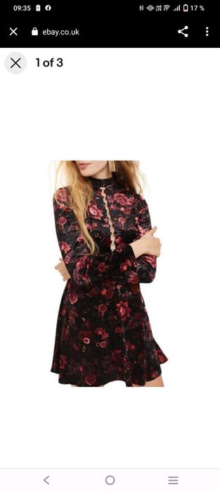 Rochie catifea mărimea S- M