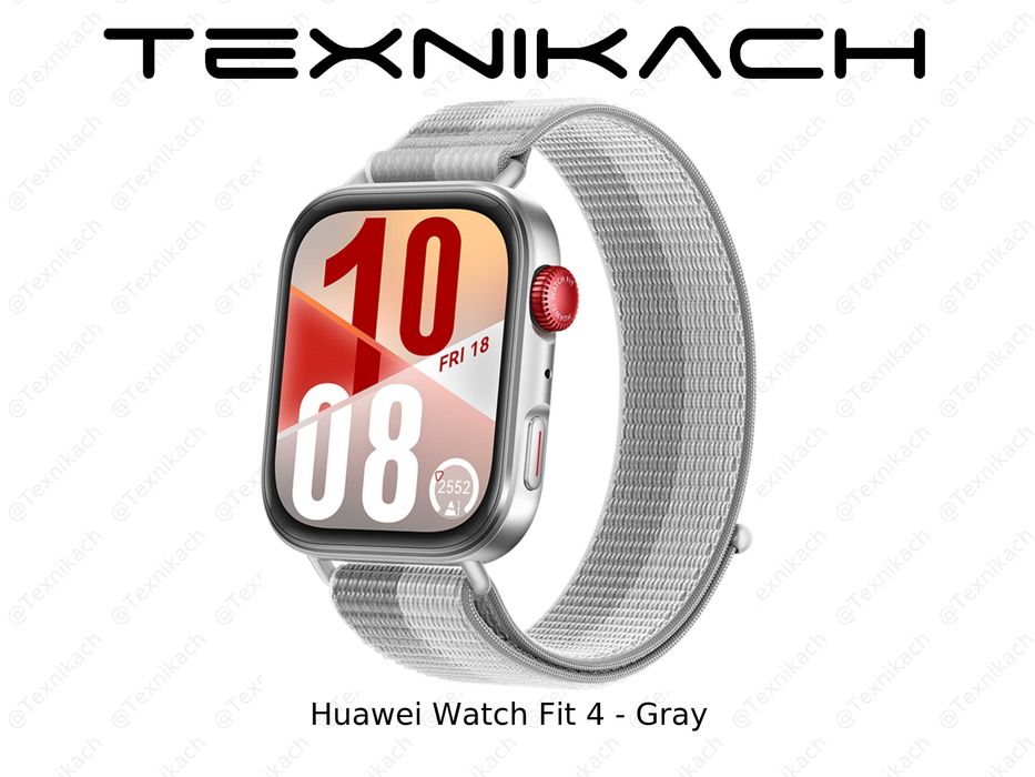 Новый • Huawei Watch Fit 4 • Black • Gray • Purple • White • Доставка