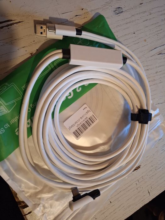 Cablu Link VR 5 metri, USB 3.2 Gen1, USB-C – Oculus Quest  Steam VR