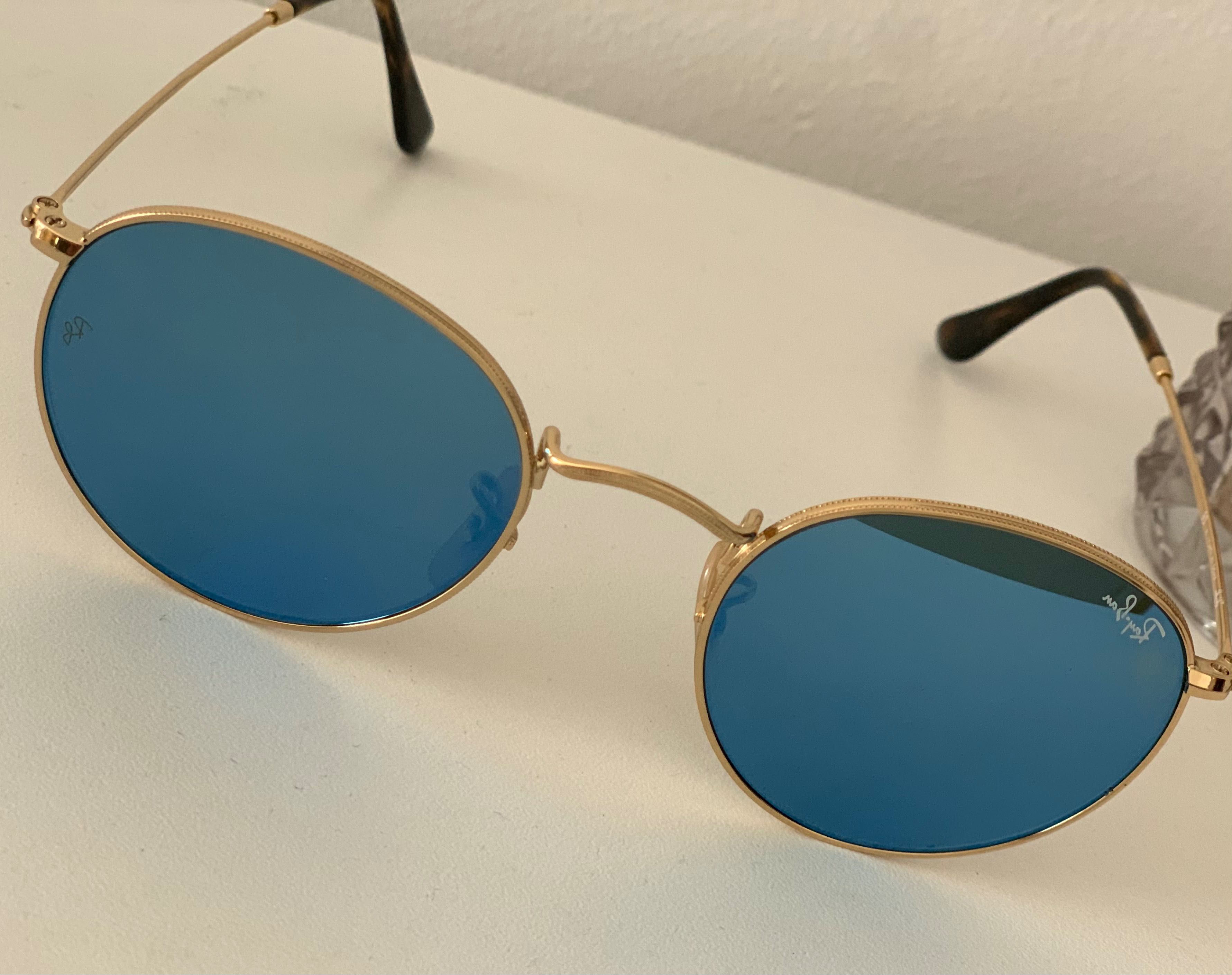 Ochelari de soare Ray Ban metal round.