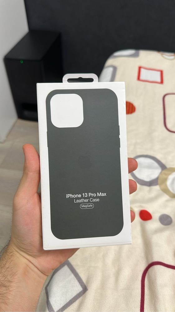 Husa iphone 13 Pro Max Piele Verde