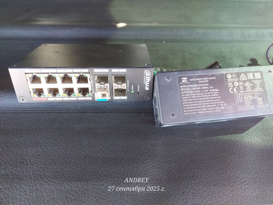 Коммутатор, Dahua, DH-HS4412-8ET-96, Управляемый L2, 8 10/100 Mbps PoE