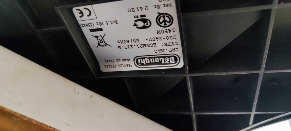 Espressor Automat DeLonghi Magnifica S ECAM 21.117 Aparat Cafea Boabe