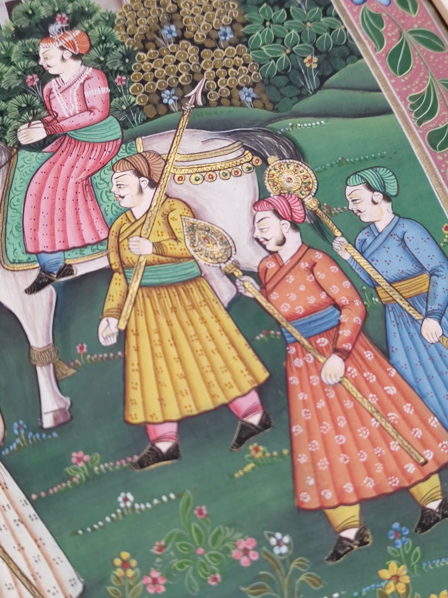 Picturi indo-persane pe panza