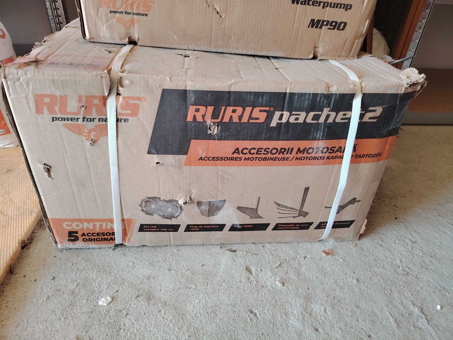 Motocultor Ruris 918 18cp si remorca