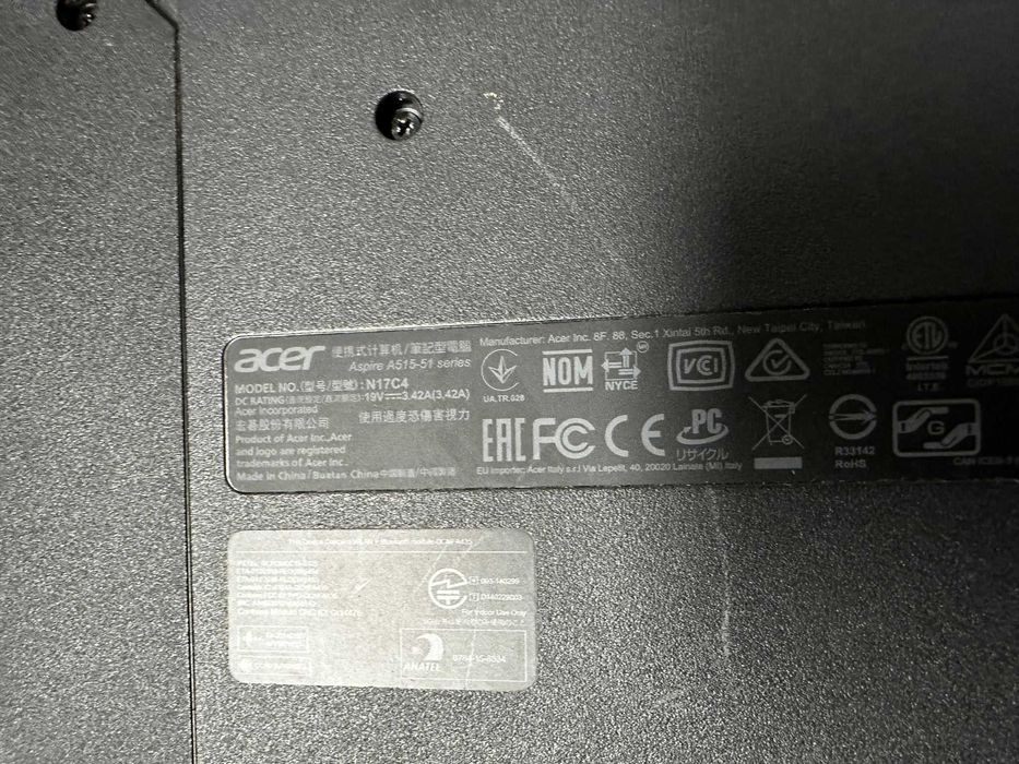 Laptop Acer N17C4, IntelCore i5-8250U -T-