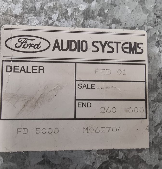 Касетофон Ford 5000 RDS