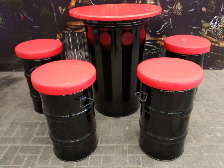 Мебель из бочки для фосфодов и быстро. Цвет и логотип по желанию заказ