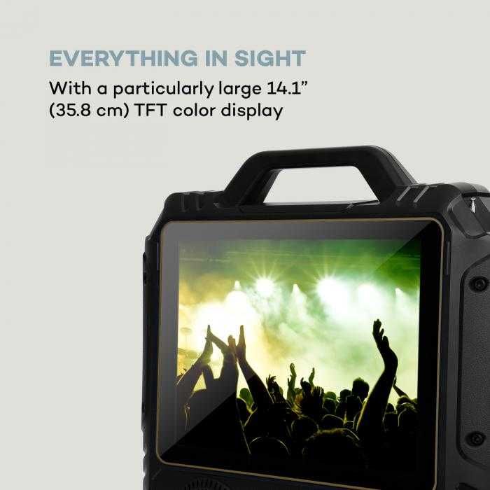 Party CenterStage 4  karaoke, 14.1", 30W, wireless microfon