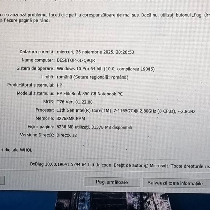 Hp I7-1165G7,32Gb Ram