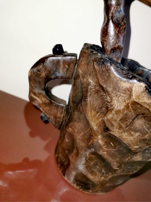 Хаванче пестник чукало селски резбован дървен комплект Испания рустико