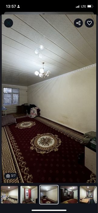 urganch shaxrida 3 xonali kvartira sotiladi